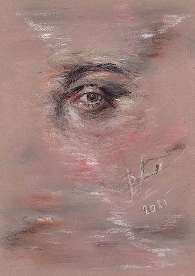 ГлазСухая пастель. 2025